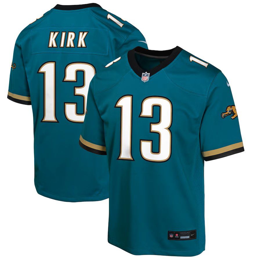 Youth Jacksonville Jaguars #13 Christian Kirk Green Nike Throwback Player Game NFL Jersey
